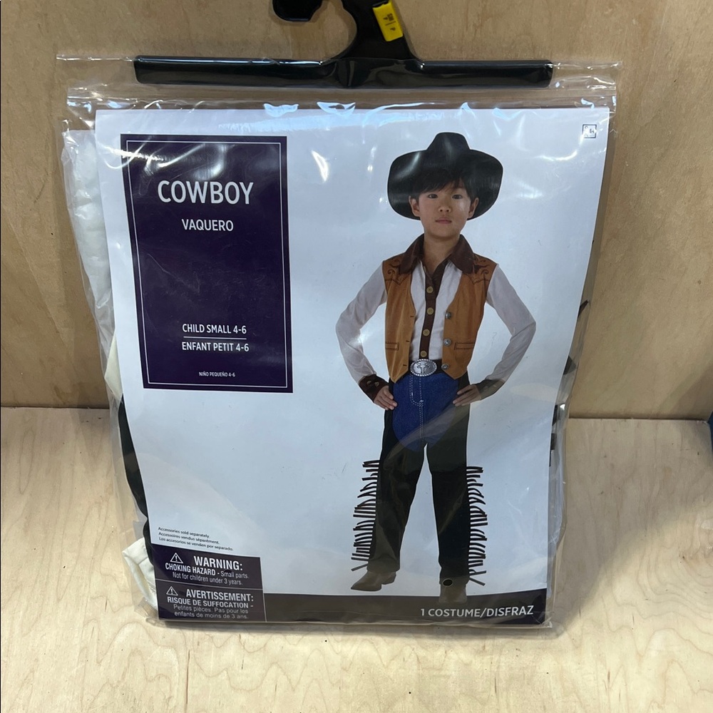 Cowboy Costume for Kids - Brown and Blue